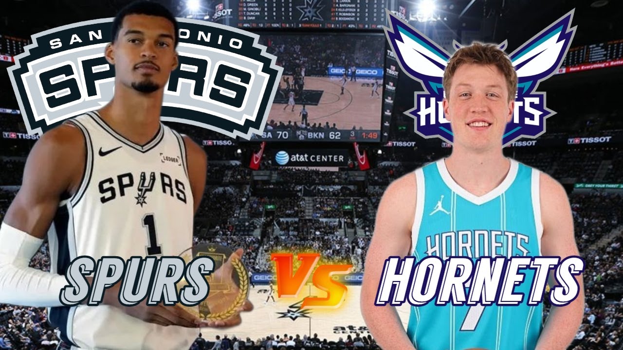 San Antonio Spurs vs Charlotte Hornets Live Play by Play & Scoreboard