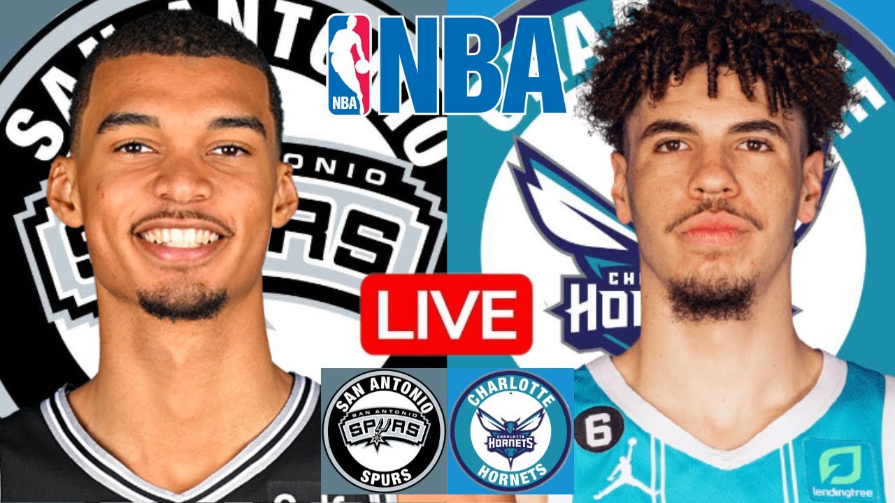LIVE: SAN ANTONIO SPURS vs CHARLOTTE HORNETS | NBA | PLAY BY PLAY | SCOREBOARD