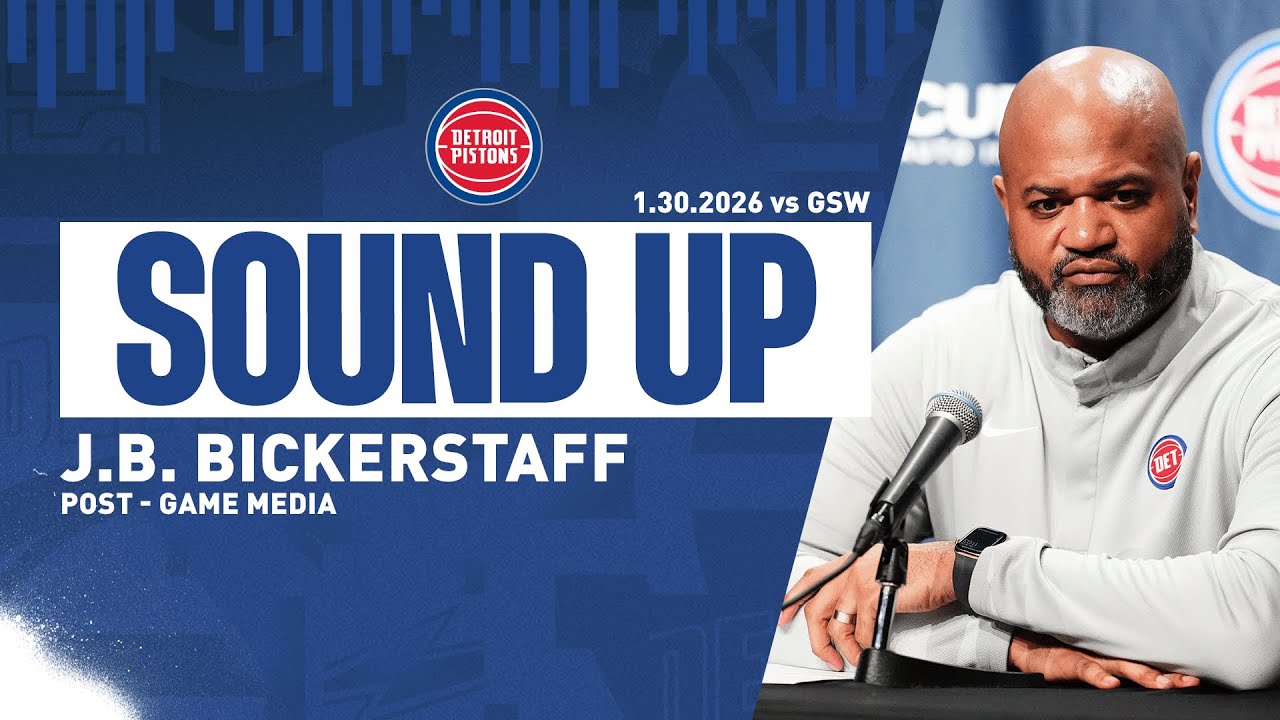 Post Game Press Conference J.B. Bickerstaff | Pistons vs Warriors | 1.30.26
