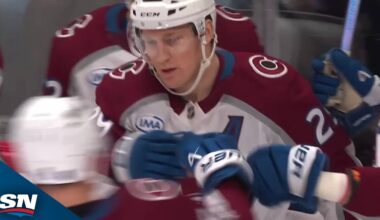 Avalanche's Nathan MacKinnon Snipes From Long Distance Vs. Red Wings
