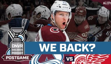 Nathan MacKinnon wakes up as the Avalanche Smoke Detroit Red Wings | DNVR Avalanche Postgame