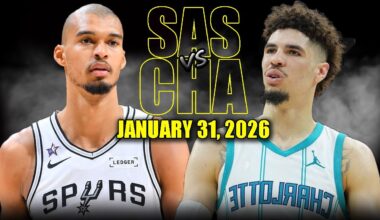 San Antonio Spurs vs Charlotte Hornets Full Game Highlights – January 31, 2026 | NBA Season