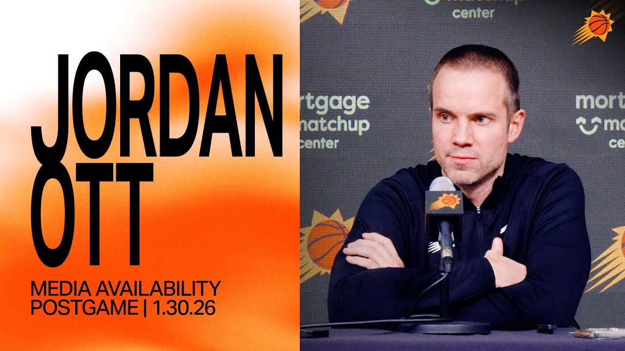 Head Coach Jordan Ott Postgame Media Availability | Phoenix Suns vs Cleveland Cavaliers 1-30-26