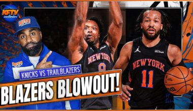 Knicks Clamp Blazers for 5th Straight Win | OG Anunoby Shines, Defense DOMINATES | Postgame Live