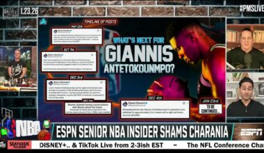 [Charania] The tension within the Milwaukee Bucks organization and the locker room is at an “all-time high.” Giannis Antetokounmpo is frustrated with the losing and the overall situation.