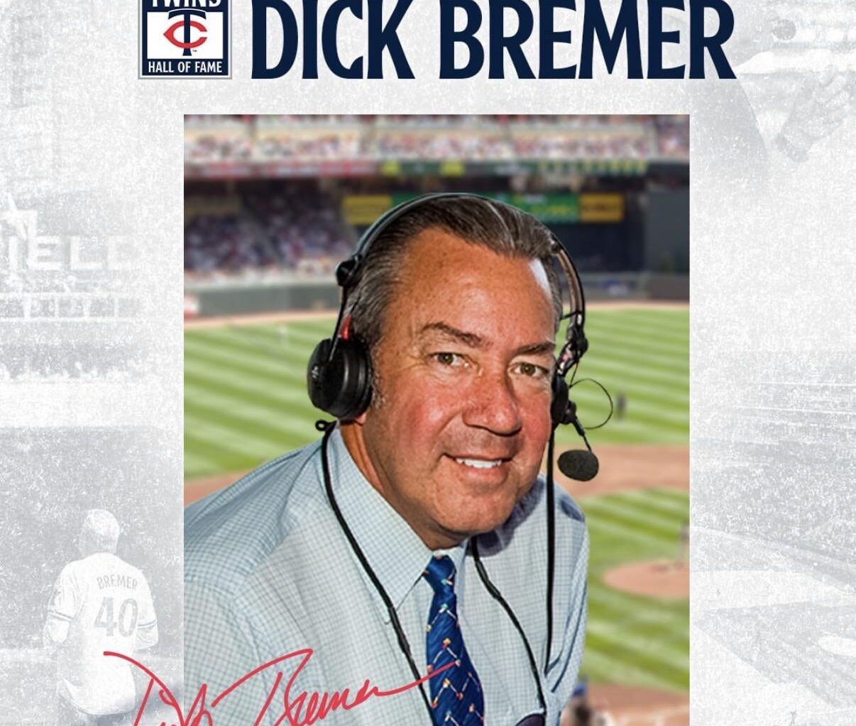 Dick Bremer to be inducted into the Twins HOF in 2026