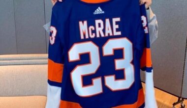 We beat them so bad Tate McRae became an Islanders fan