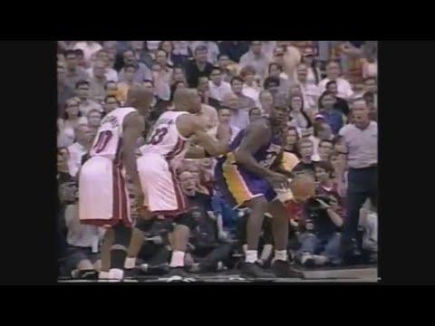 Found this gem for my OGs who Remember: Shaquille O'Neal 28 Pts Vs. Alonzo Mourning 33 Pts, 99-00.