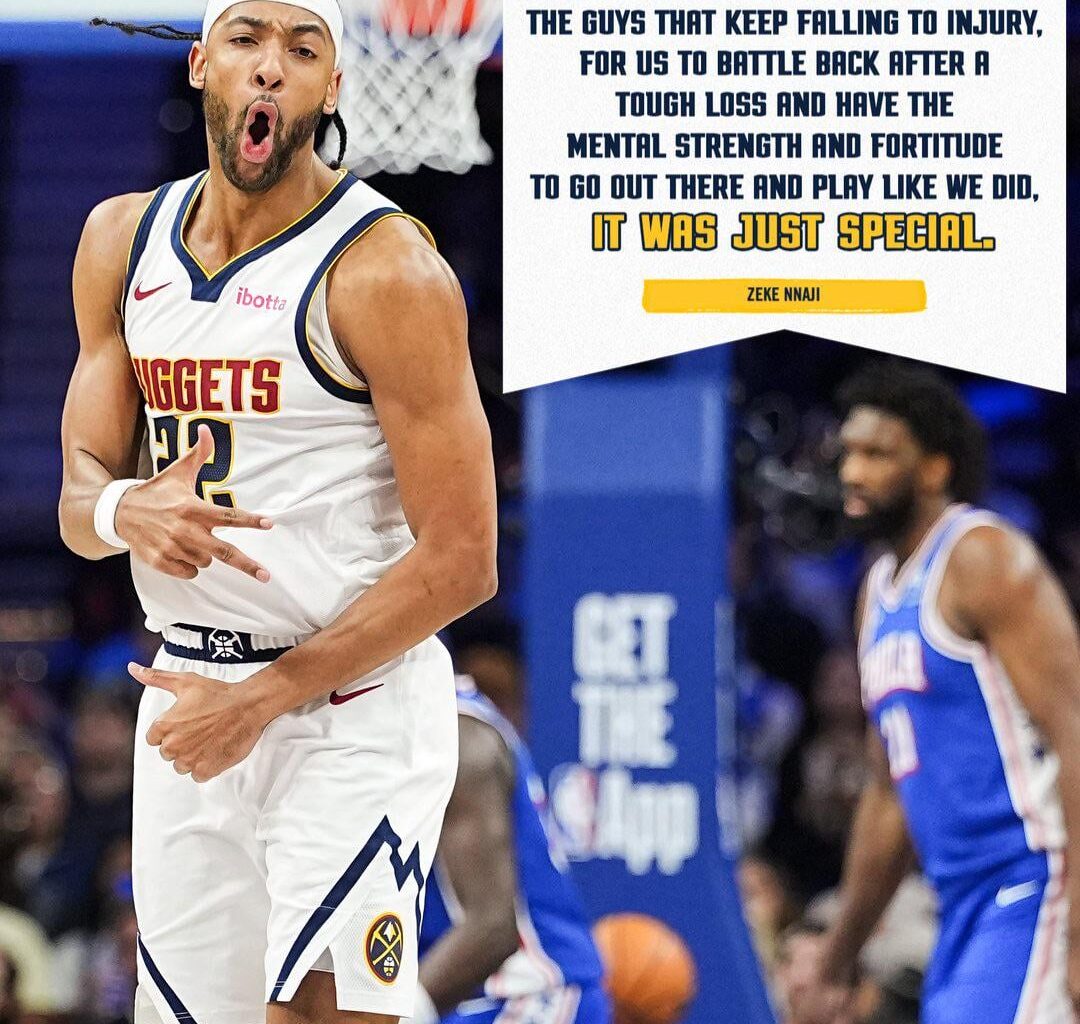 Zeke on the big WIN vs the Sixers🏀🏔️