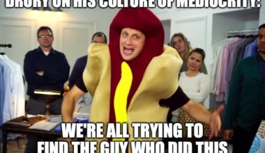 Don't worry, Fam. Chris Drury will fix it all.