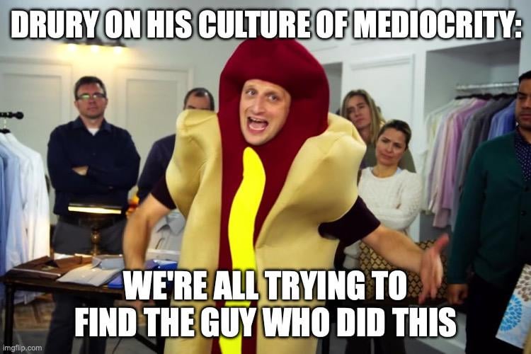 Don't worry, Fam. Chris Drury will fix it all.