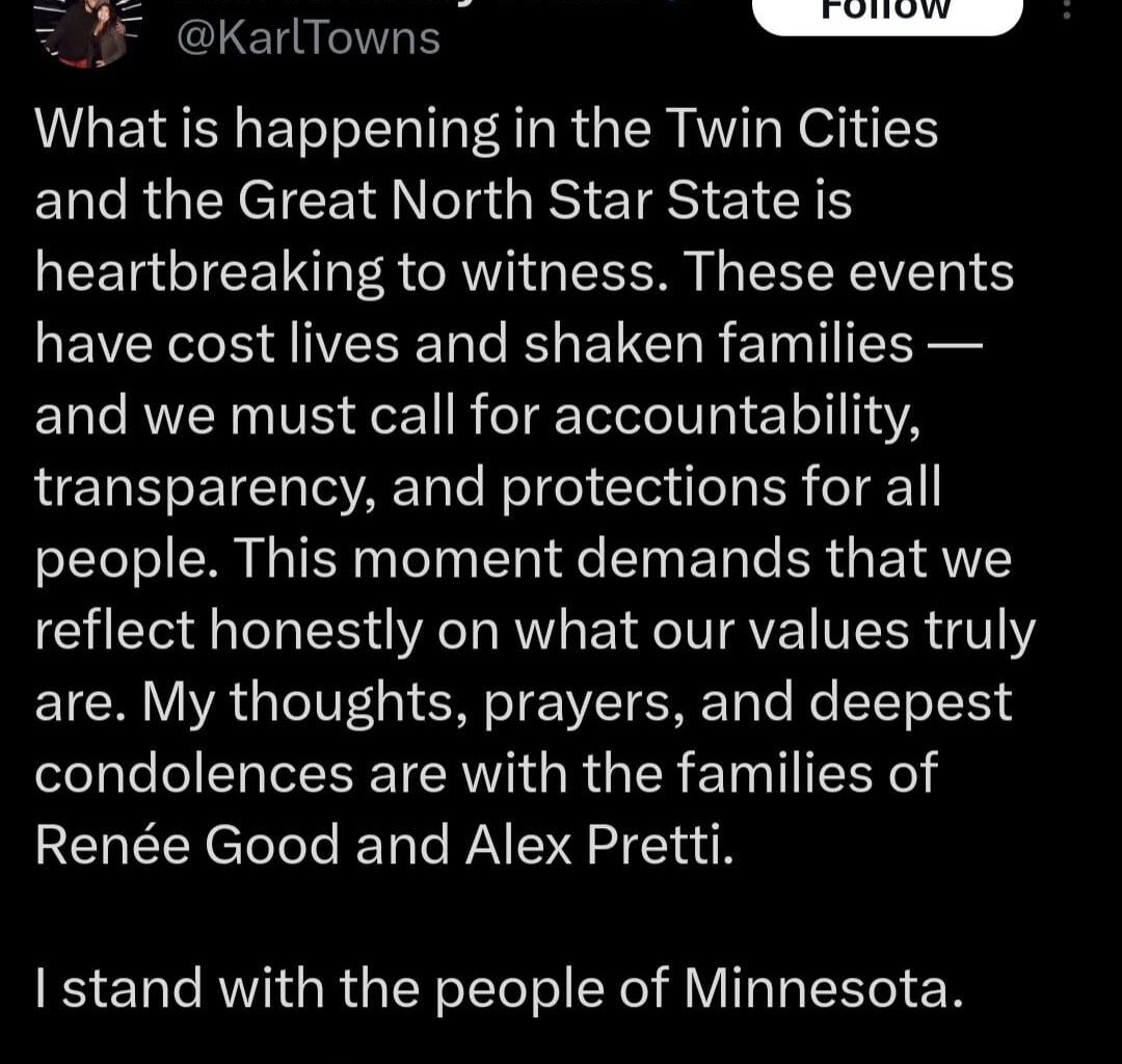 KAT speaks out on Minnesota.