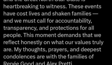 KAT speaks out on Minnesota.