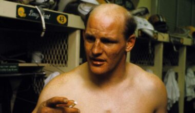 Ray Nitschke with cigarette in hand…