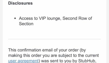 VIP lounge club level