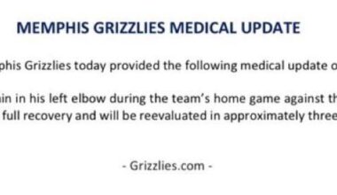 Ja Morant will be reevaluated in 3 weeks