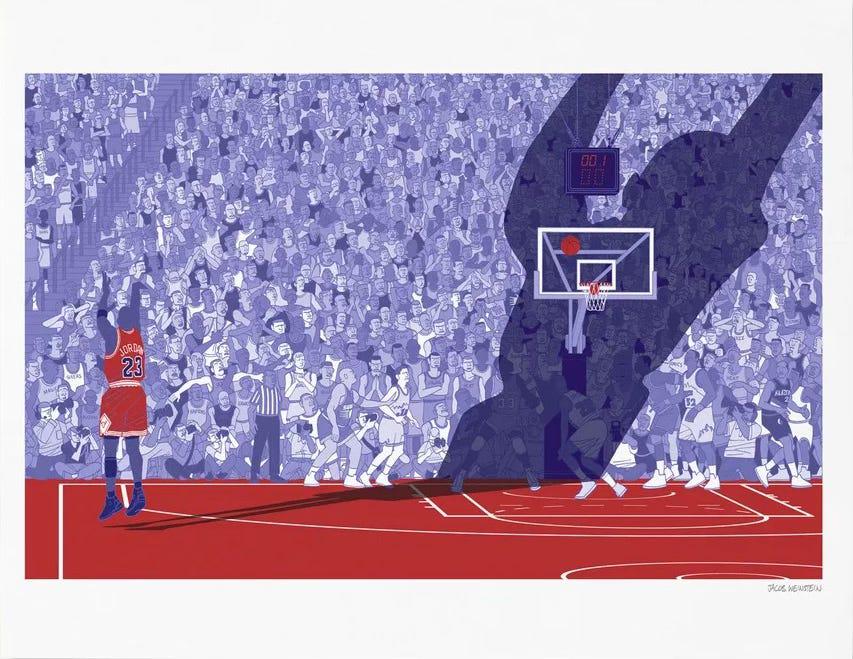 RJ Casey: A Collector Bullish on Basketball Art