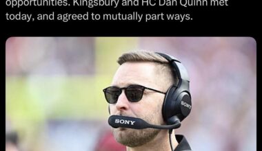 Possible Titans HC Candidate Kliff Kingsbury is parting ways with the Washington Commanders. It was previously reported that the Titans were set to request to interview Kingsbury.