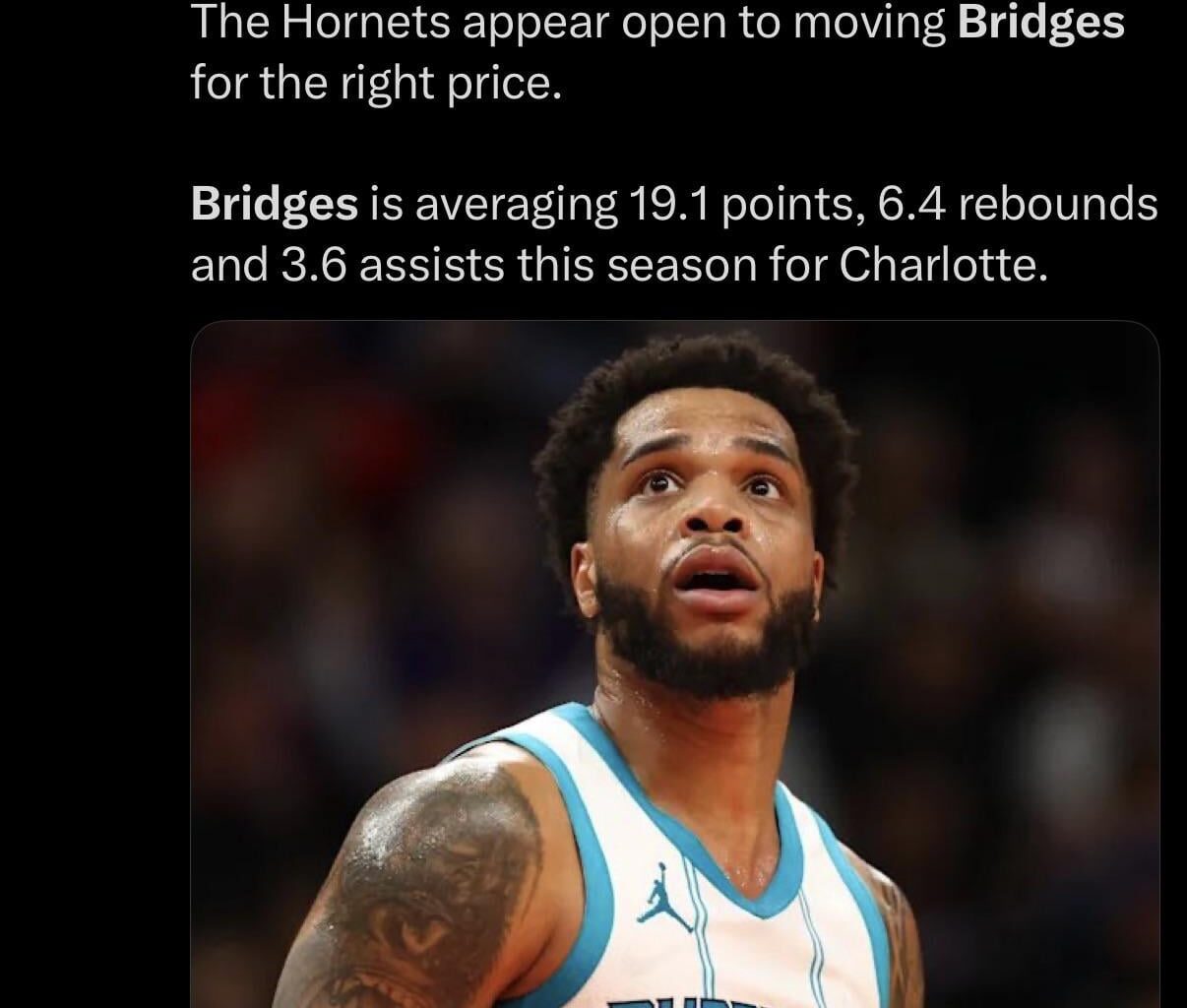 Latest rumor from NBA reporters: Miles Bridges