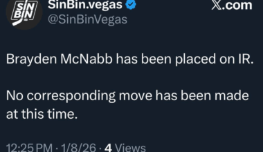 McNabb Update 2026-01-08