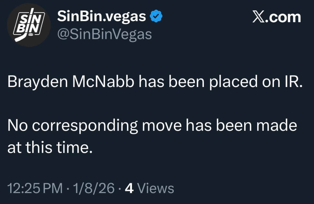 McNabb Update 2026-01-08