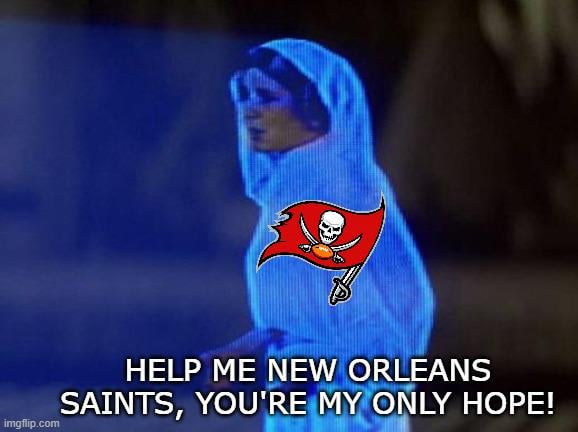 F the Falcons! For one day, we are Saints Fans! Go Saints!