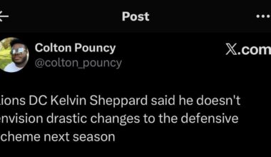Kelvin Sheppard on the defensive scheme