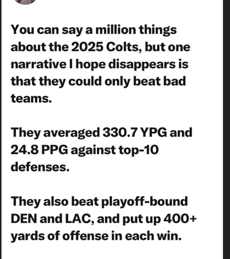 And would of beat the Rams…you know…