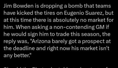 Very interesting update on Suarez's market