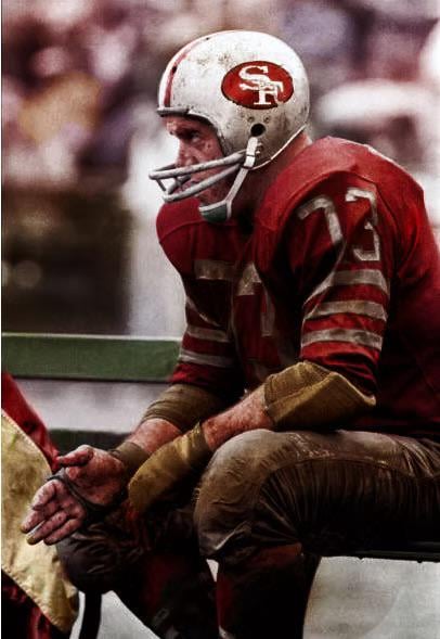 Met a family member of HOFer Leo Nomellini’s last night at the Sharks x 49ers Bay Area Unite game last night