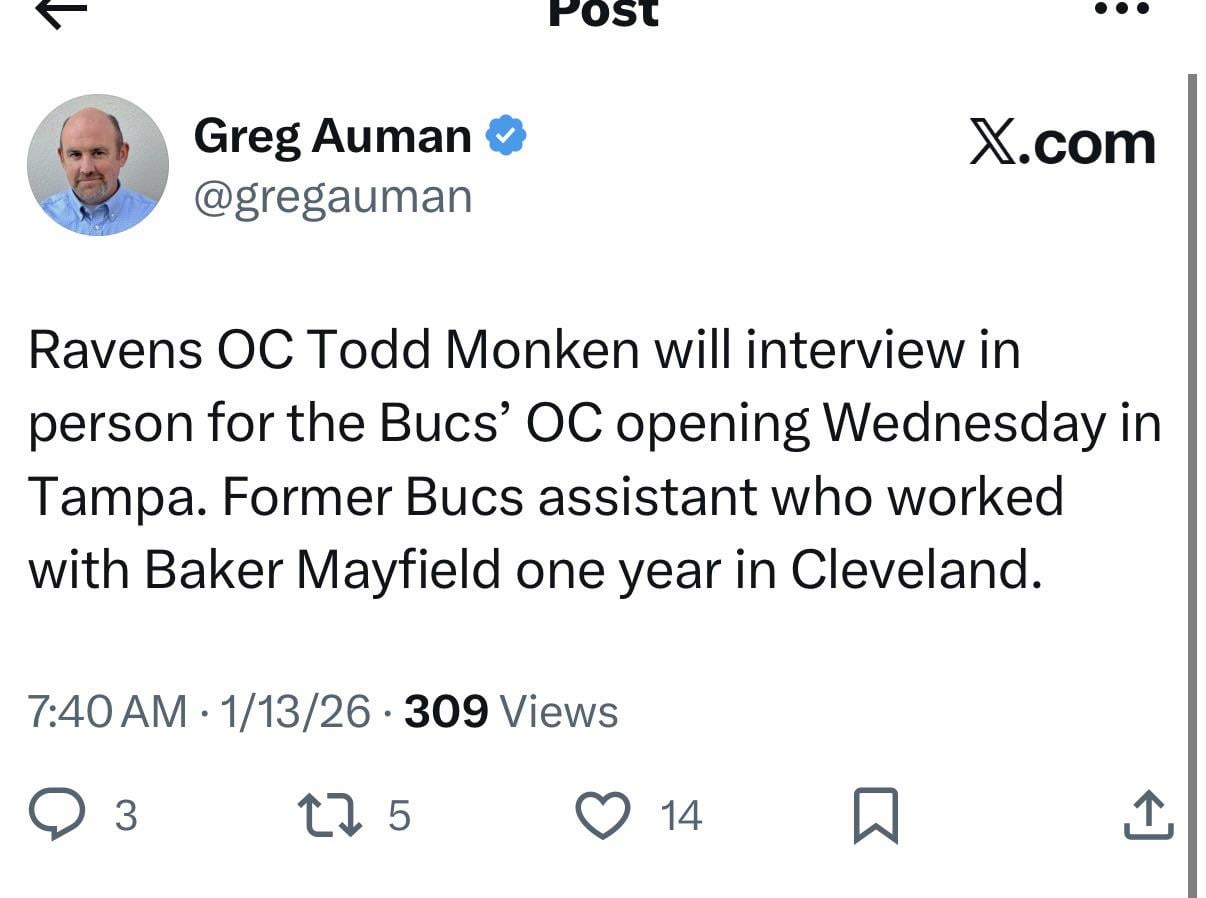 Monken to interview wed