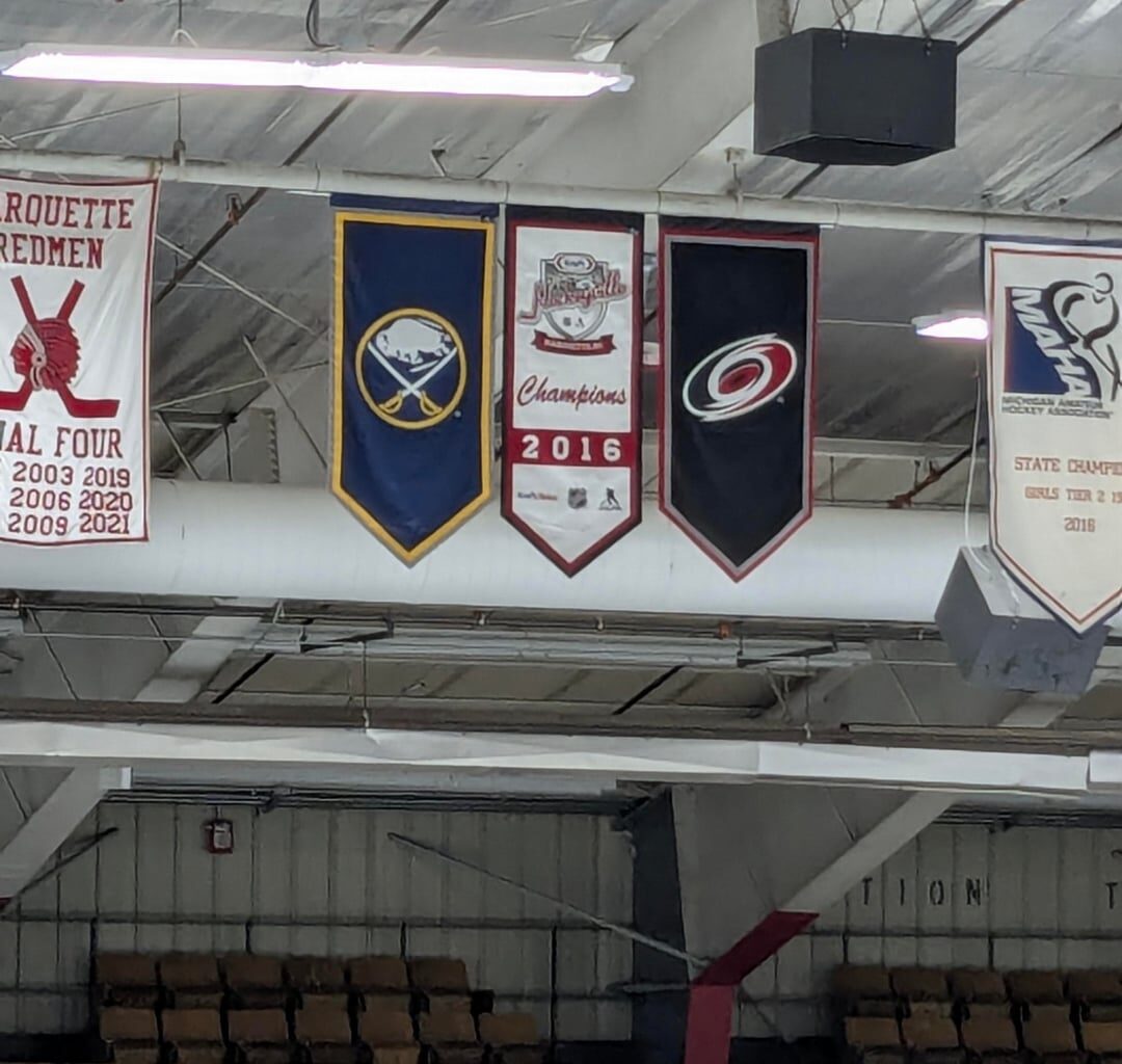 Was in Marquette, MI this weekend and totally forgot about the 2016 Hockeyville game... They haven't!
