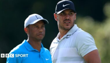 Tiger Woods and Brooks Koepka