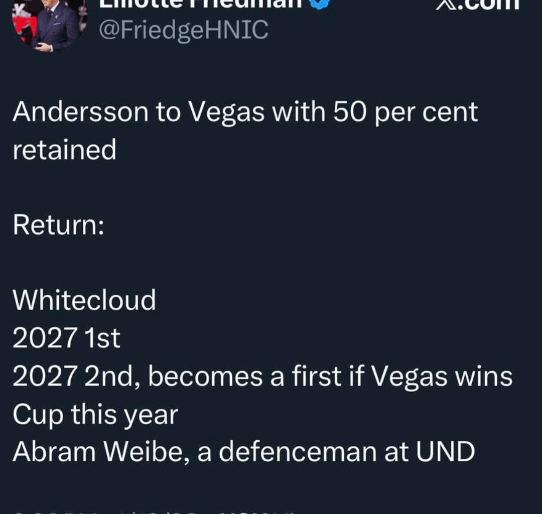 Anderson Trade Details