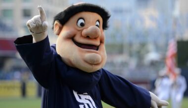 Which team executed the friar mascot concept better?