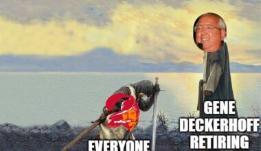 We literally lose a legend after this season, can't be replaced. The GOAT, THANK YOU GENE!