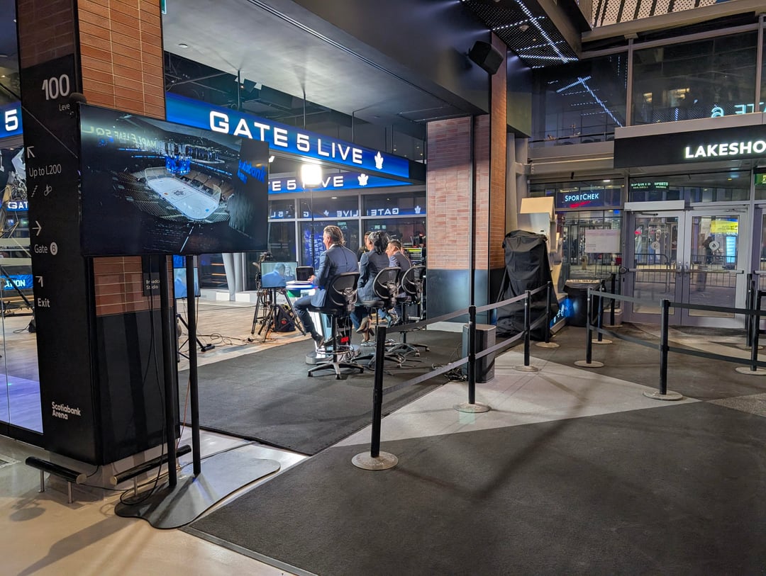 I accidentally snuck into the arena last night