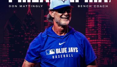 The Phillies have hired Don Mattingly as bench coach on the major league coaching staff!