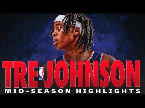 Washington Wizards rookie Tre Johnson Mid-Season NBA Highlights