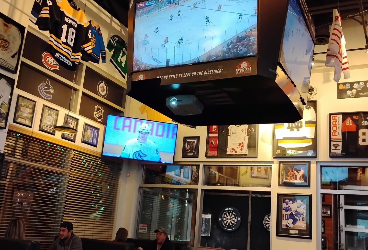 My evening. World Juniors on one set of TV, Kraken @ Canucks on another. <3