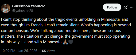 Guerschon Yabusele on Minnesota.