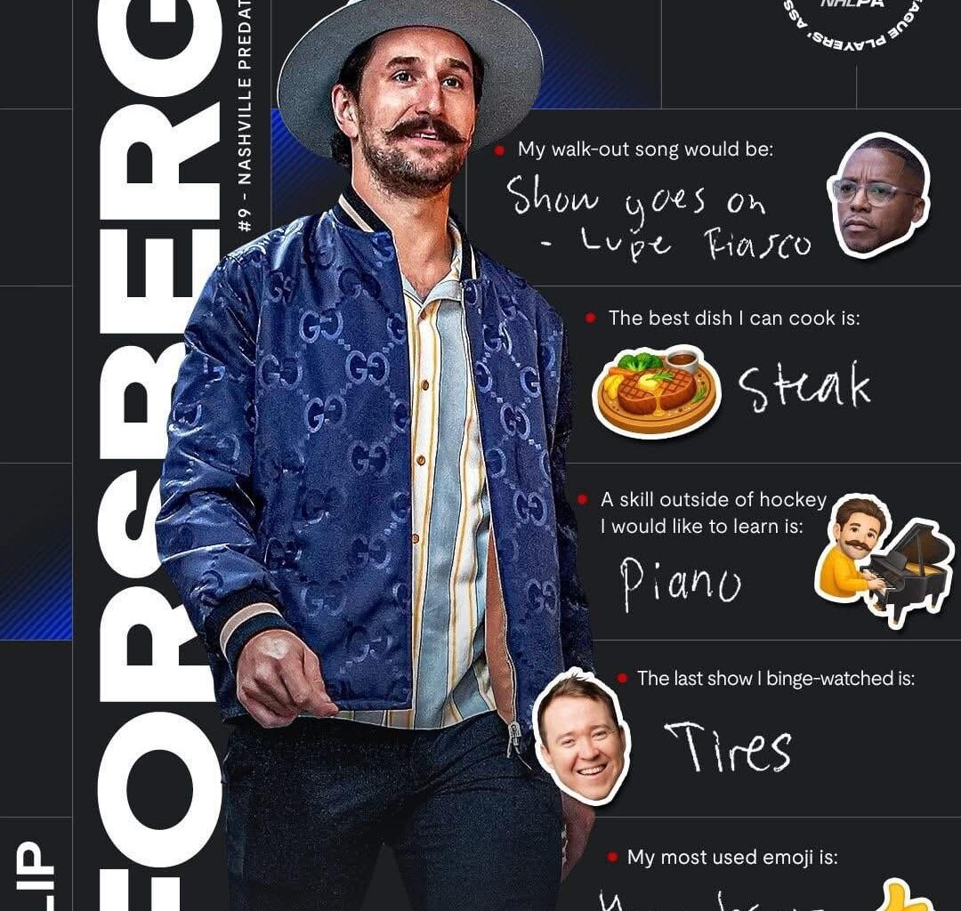 Filip Forsberg Player Q&A