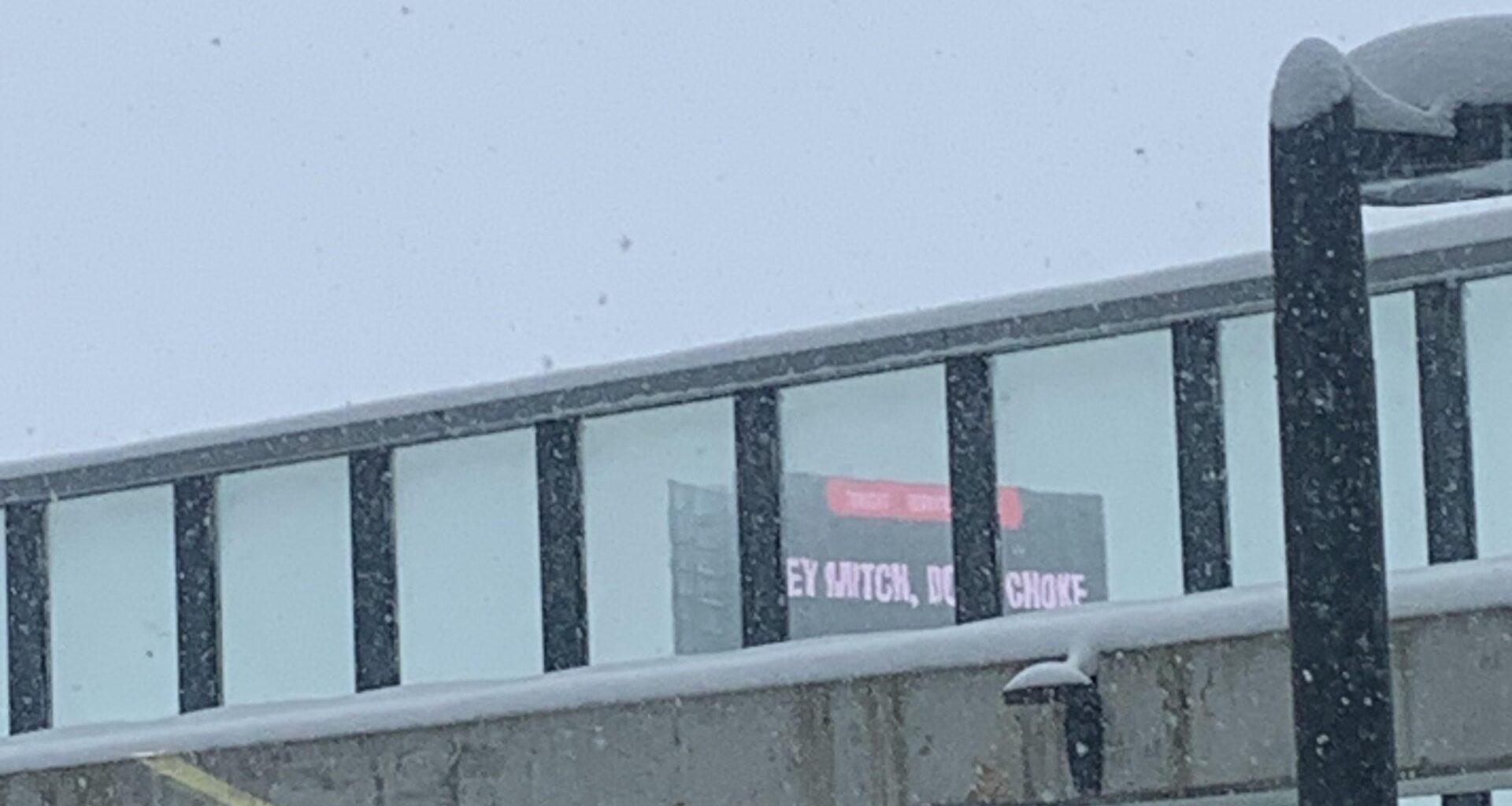 Hey Mitch, don’t choke