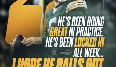 “Ballin' like Lebron in Miami with a 6 on his jersey” -Green Bay Packers