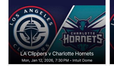 Got 4 tickets for tomorrow Clippers Hornets in TerW15 row 9 aisle seats 1-4 and vip parking in west garage $100 for everything and also Kris Dunn bobblehead night