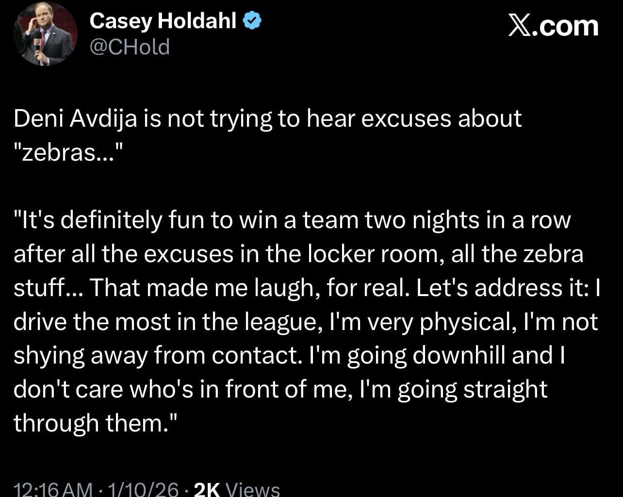 Deni opinion on “Zebras”