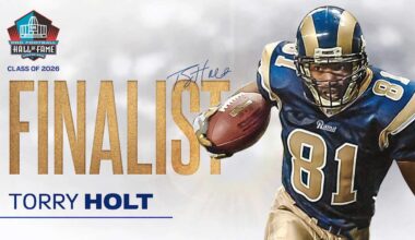 Torry Holt named finalist for Pro Football Hall of Fame Class of 2026.