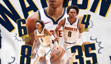 P-Wat with the career night🏔️🏀🔥 He has taken FULL advantage of the playing time and has proven that he can ball🔥