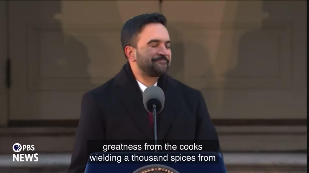 Mamdani just gave a shout out to ⁦Jalen Brunson in his inauguration speech.