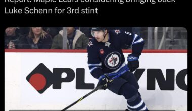 [TheLeafsNation] Report: Maple Leafs considering bringing back Luke Schenn for 3rd stint